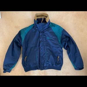 Men’s Utility Jacket with Zip-out Lining and Pouch in Neck with Zip-out Hood